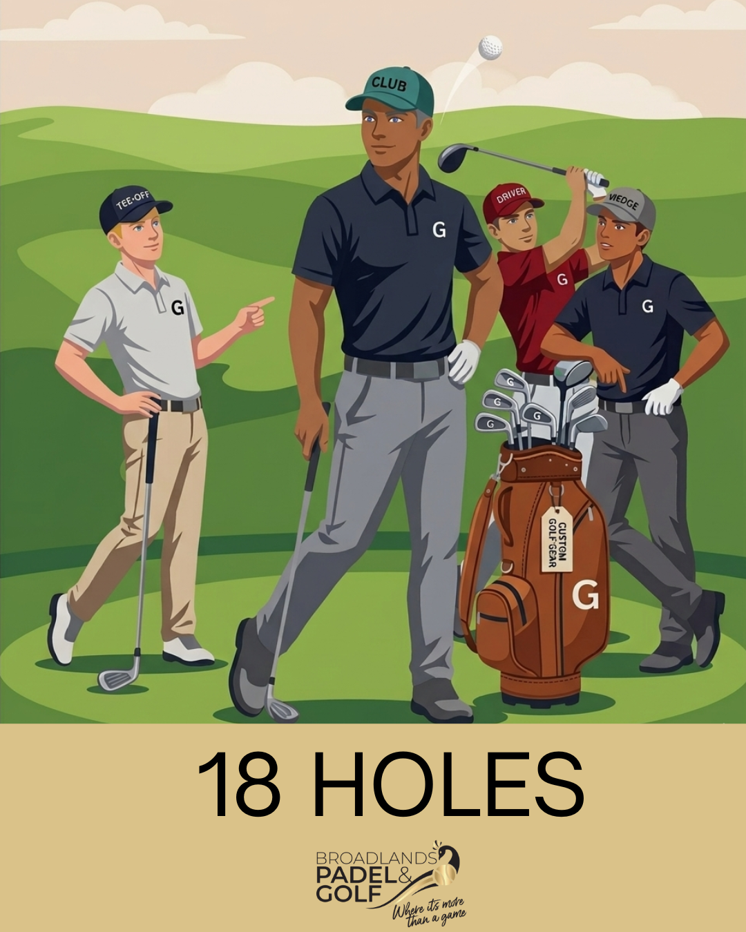 18 Holes - 4 Players